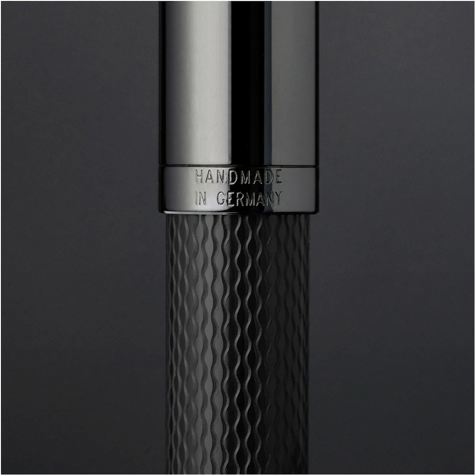 Graf von Faber-Castell Guilloche Fountain Pen Black Edition - Image 5