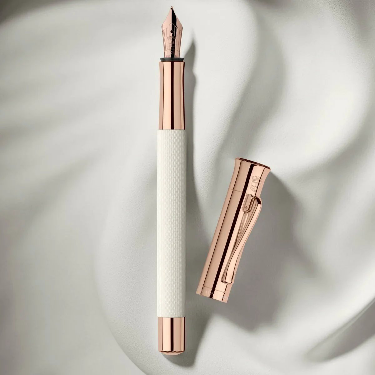 Graf von Faber-Castell Guilloche Foutain Pen Champagne Blush - Image 2