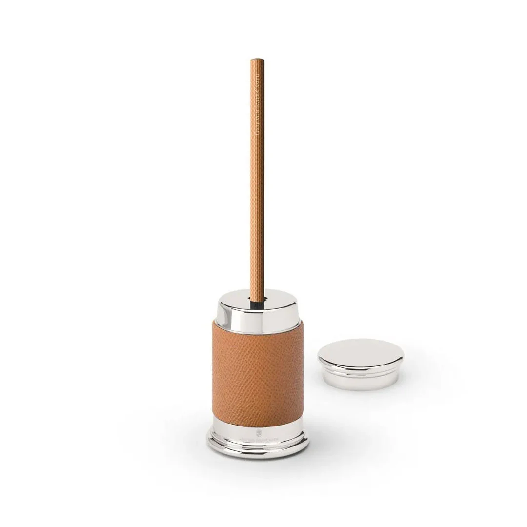 Graf von Faber-Castell Leather Desk Sharpener Brown - Image 2