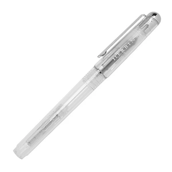 Herbin Transparent Fountain Pen with Converter - Image 2