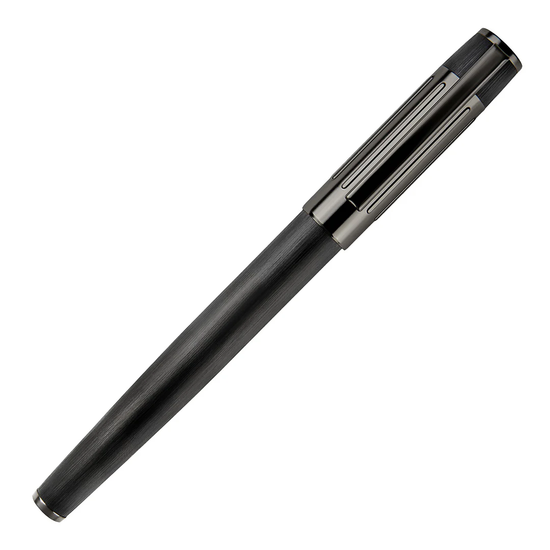 Hugo Boss Fountain Pen Gear Ribs Black - Image 2