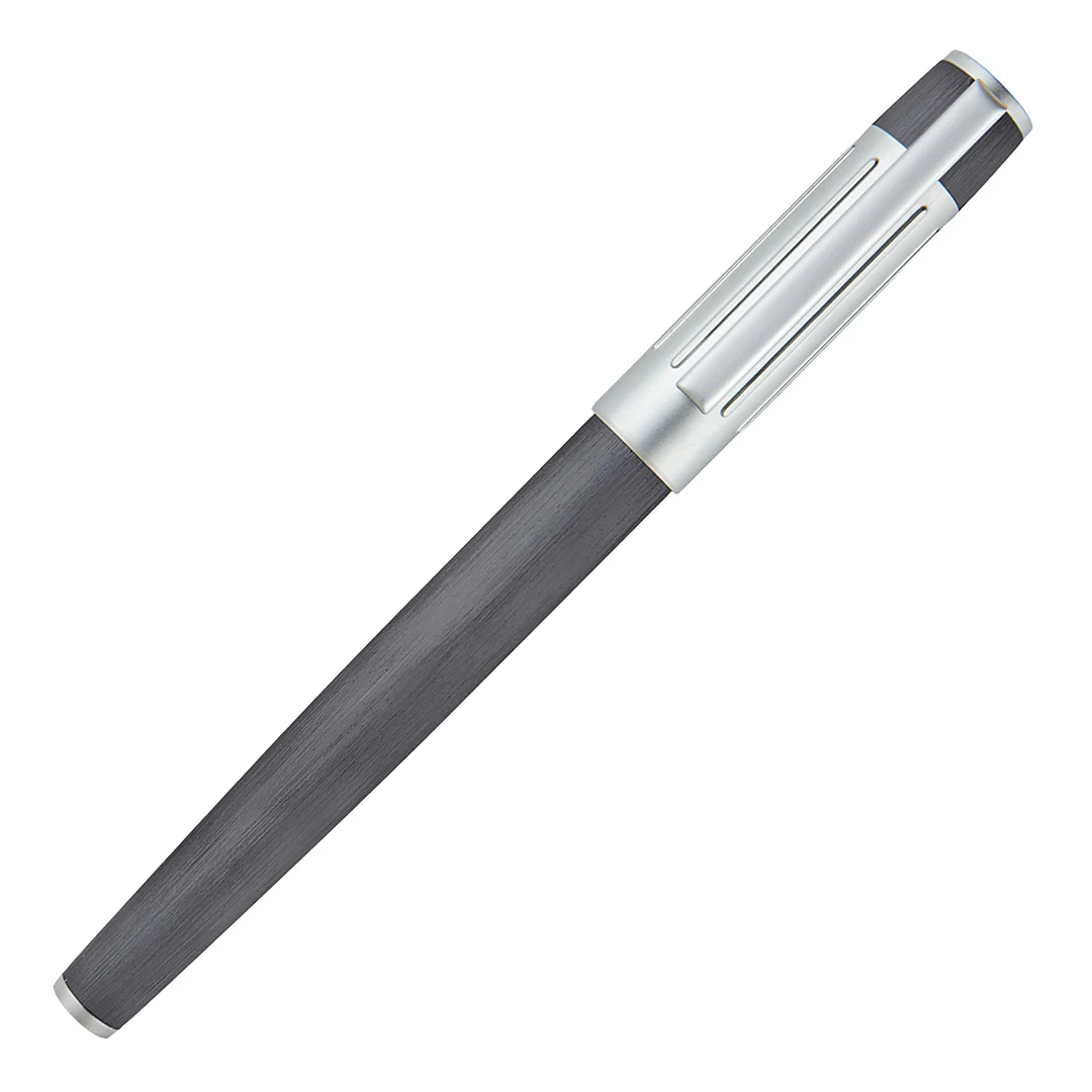 Hugo Boss Fountain Pen Gear Ribs Gunmetal - Image 2