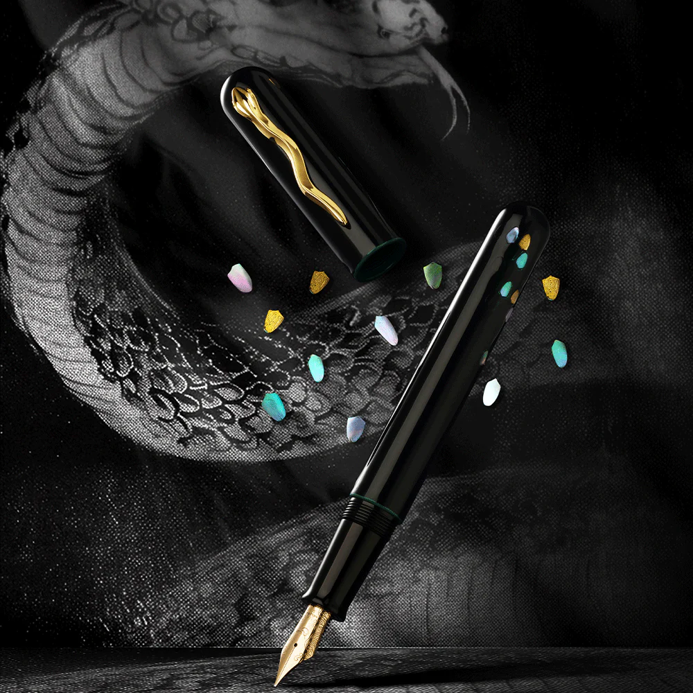 IKKAKU by Nahvalur Year of the Snake Fountain Pen 14K Nib - Image 5