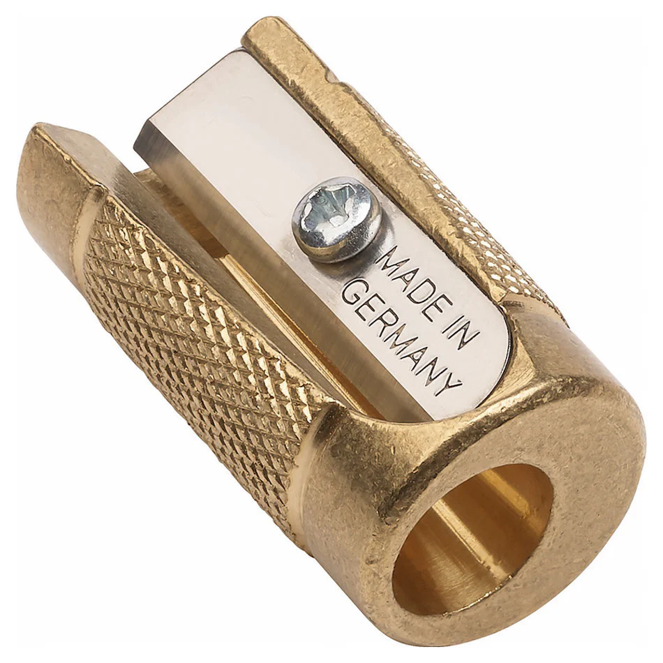Jakar Single Hole Pencil Sharpener Brass Castor