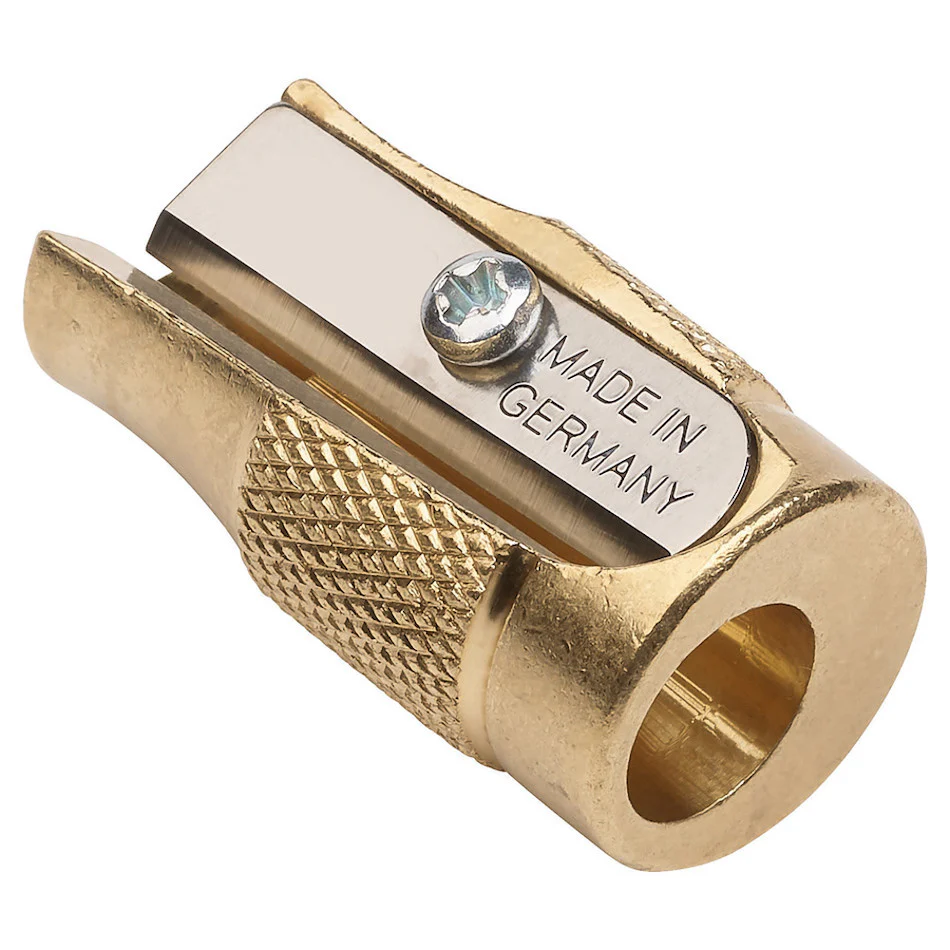 Jakar Single Hole Pencil Sharpener Brass Pollux