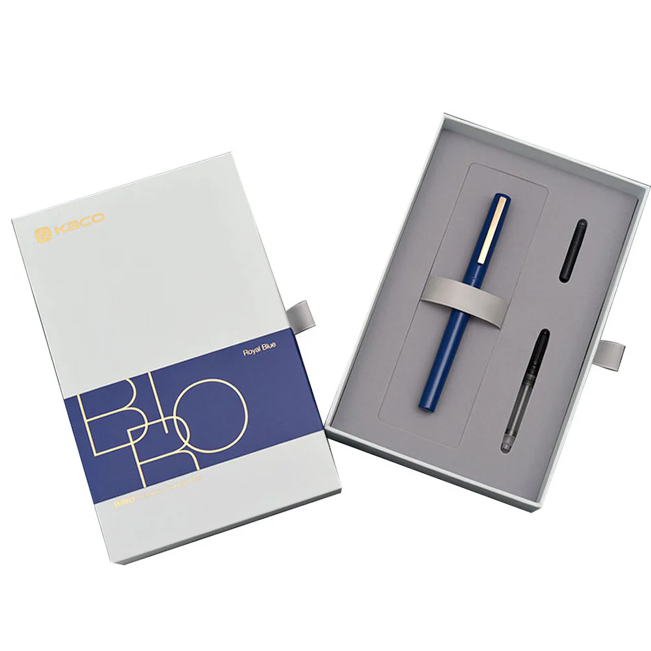 Kaco Brio Fountain Pen Set Blue