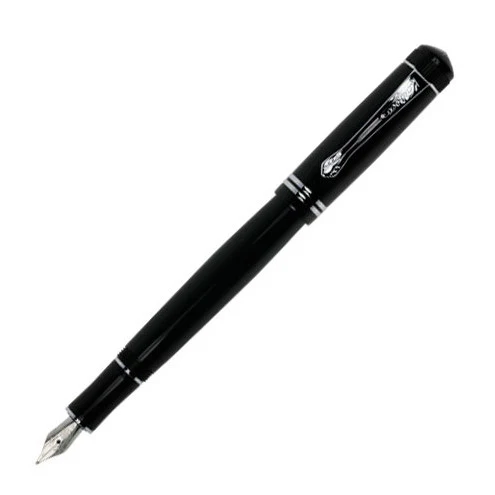 Kaweco Dia 2 Fountain Pen Black with Chrome Trim