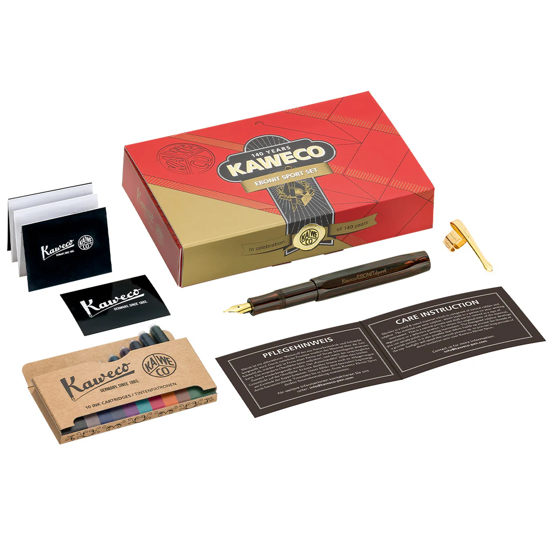 Kaweco Ebonit Sport Fountain Pen Set 140th Anniversary Edition - Image 2