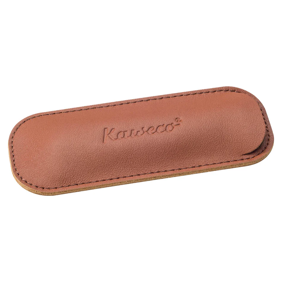 Kaweco Eco Leather Pen Pouch for Two Sport Pen Brandy