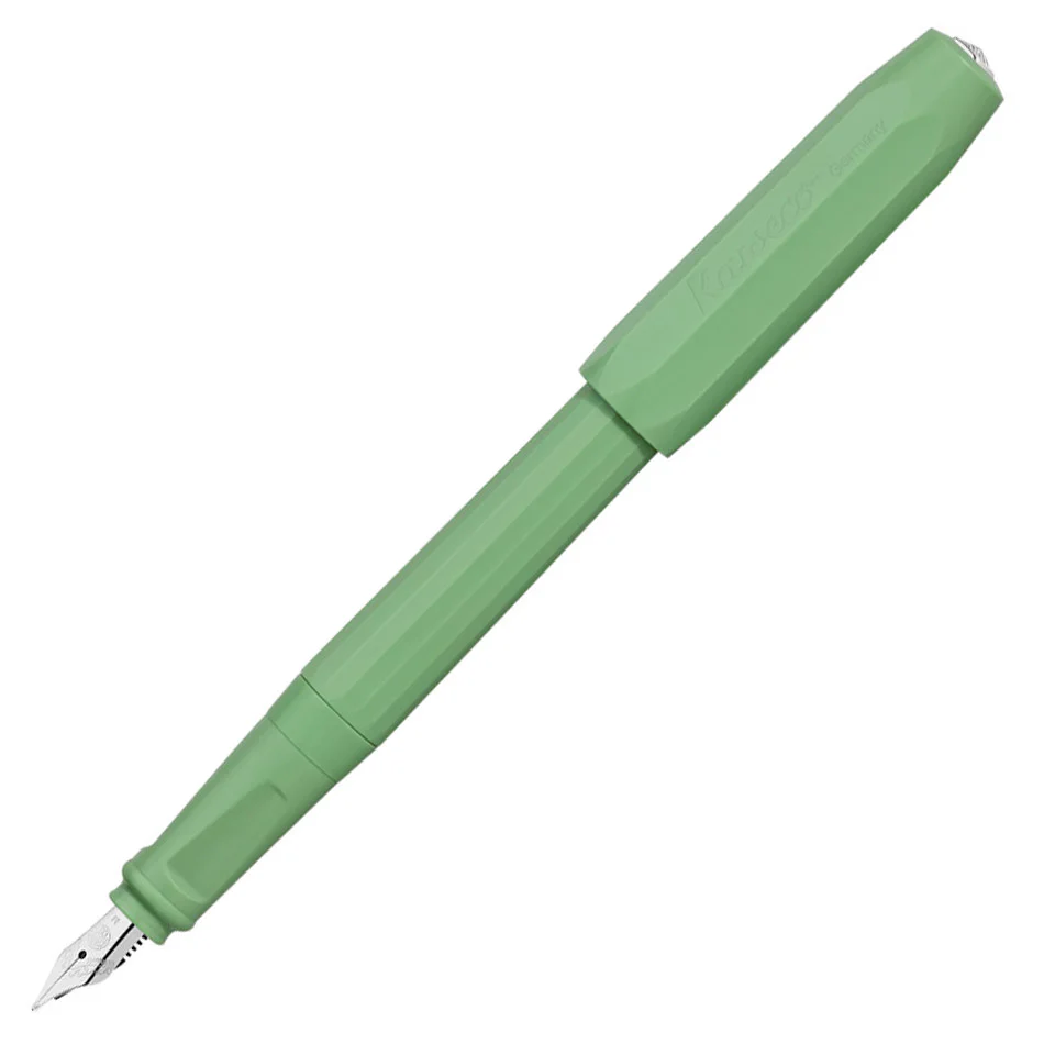 Kaweco Perkeo Fountain Pen Jungle Green with cartridges