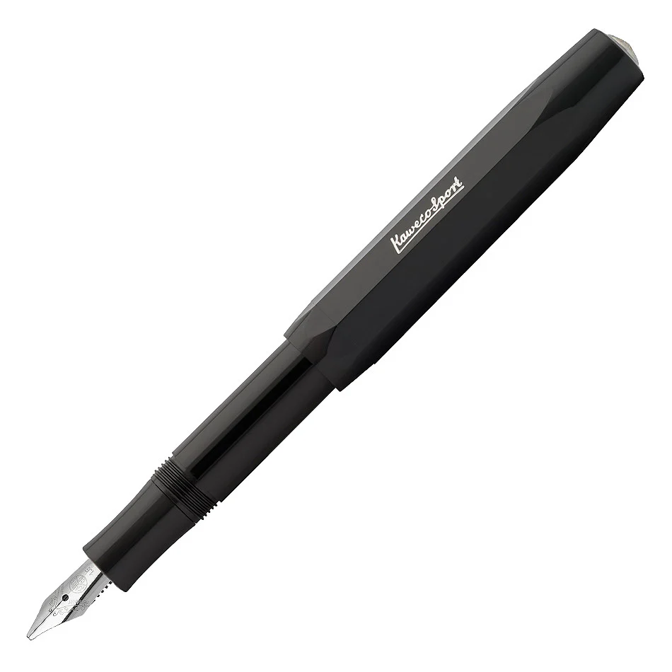 Kaweco Skyline Classic Sport Calligraphy Fountain Pen Black - Image 2