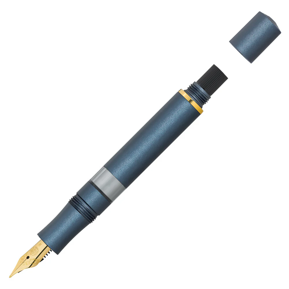 Kaweco Sport Piston Filler Fountain Pen and 32ml Ink Set Navy - Image 4