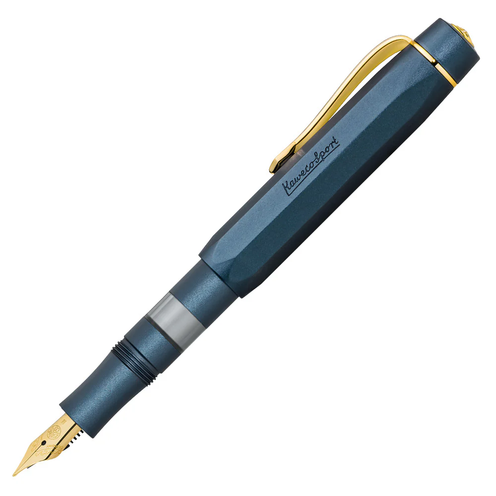 Kaweco Sport Piston Filler Fountain Pen Navy