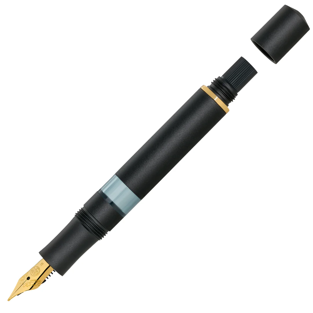 Kaweco Sport Piston Filler Fountain Pen and 32ml Ink Set Black - Image 6