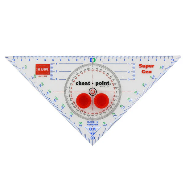 KUM Super Geo Stop & Go Set Square