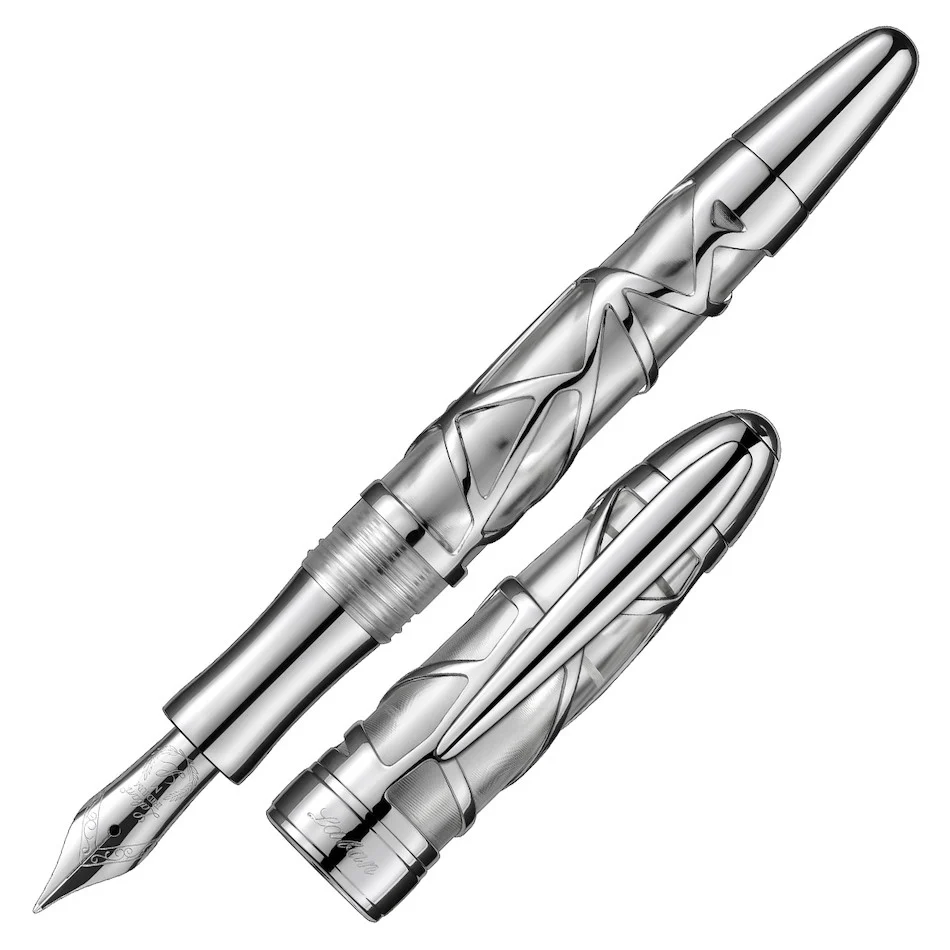 Laban Skeleton Fountain Pen Silver