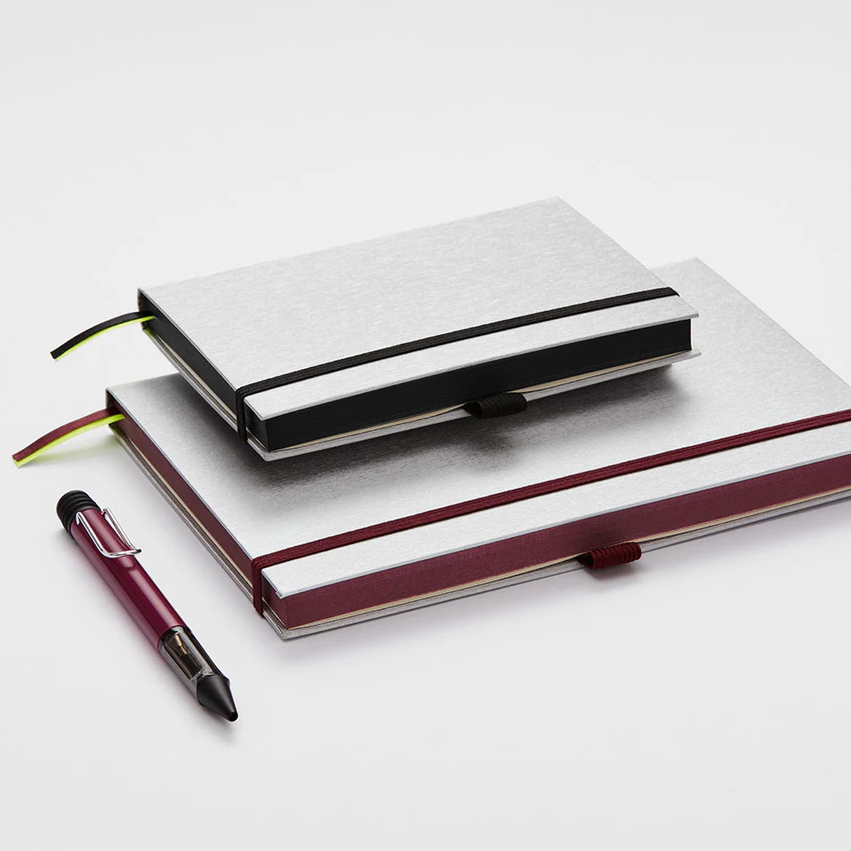 LAMY paper Notebook Hardcover A6 Black Purple Trim - Image 2
