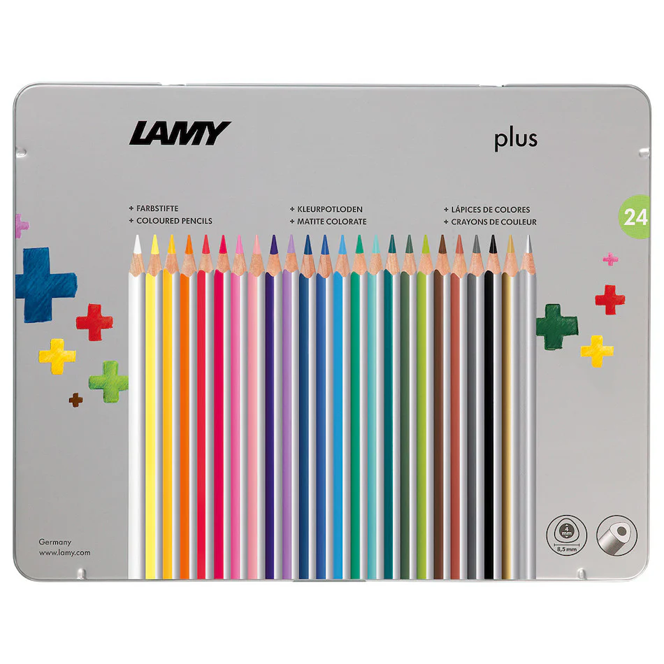 LAMY plus Coloured Pencils Tin of 24