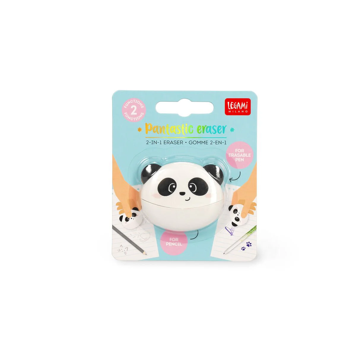 Legami 2-in-1 Pantastic Eraser - Image 2