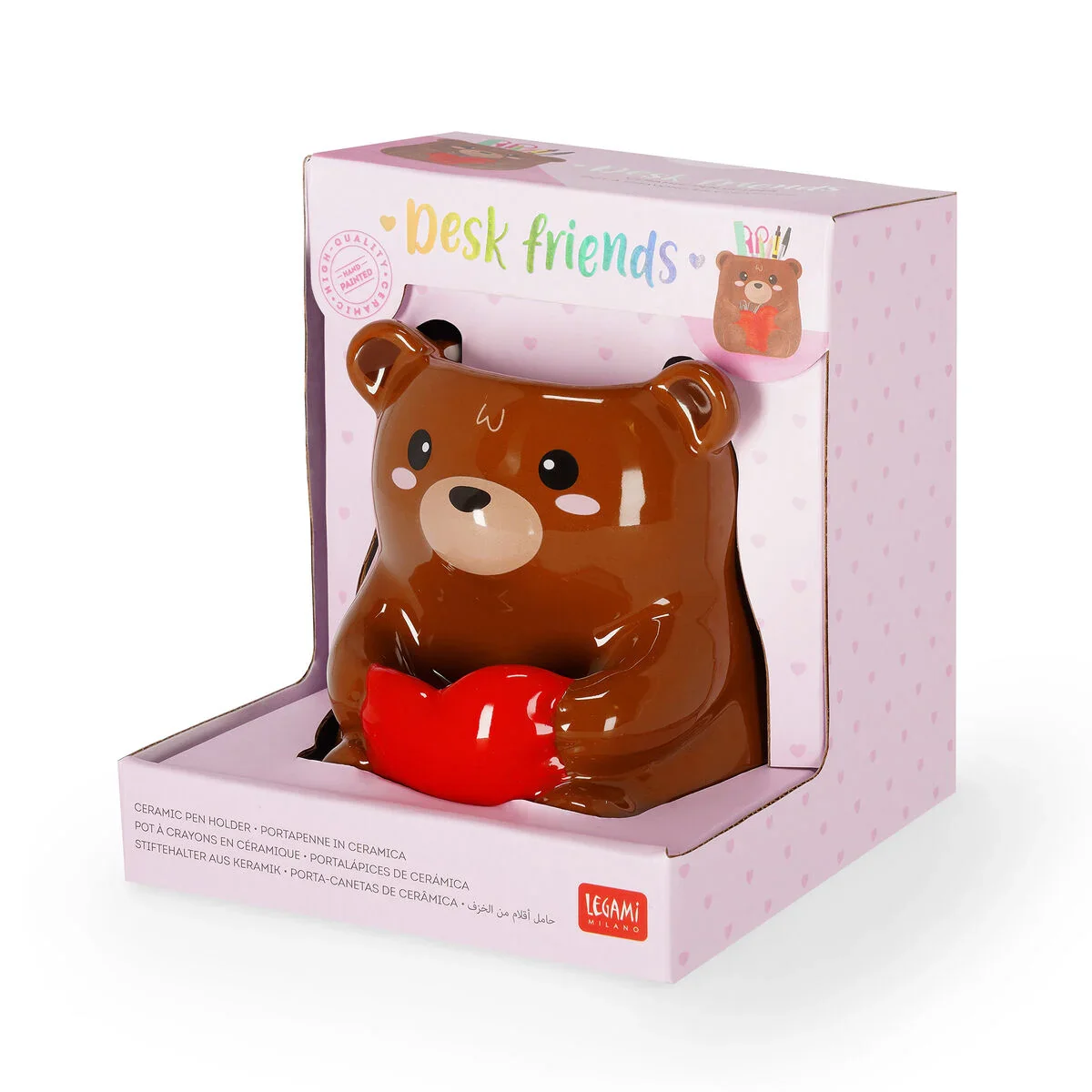 Legami Desk Friends Pen Holder Teddy Bear - Image 5