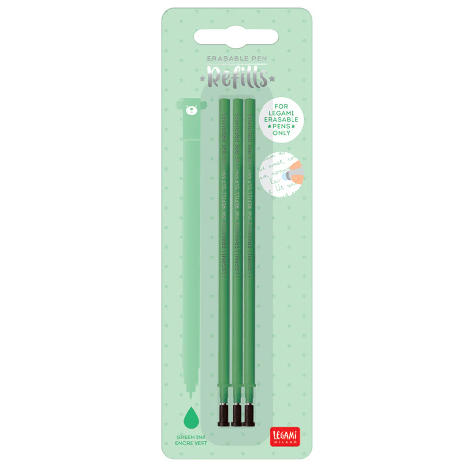 Legami Erasable Pen Set of 3 Refills - Image 3