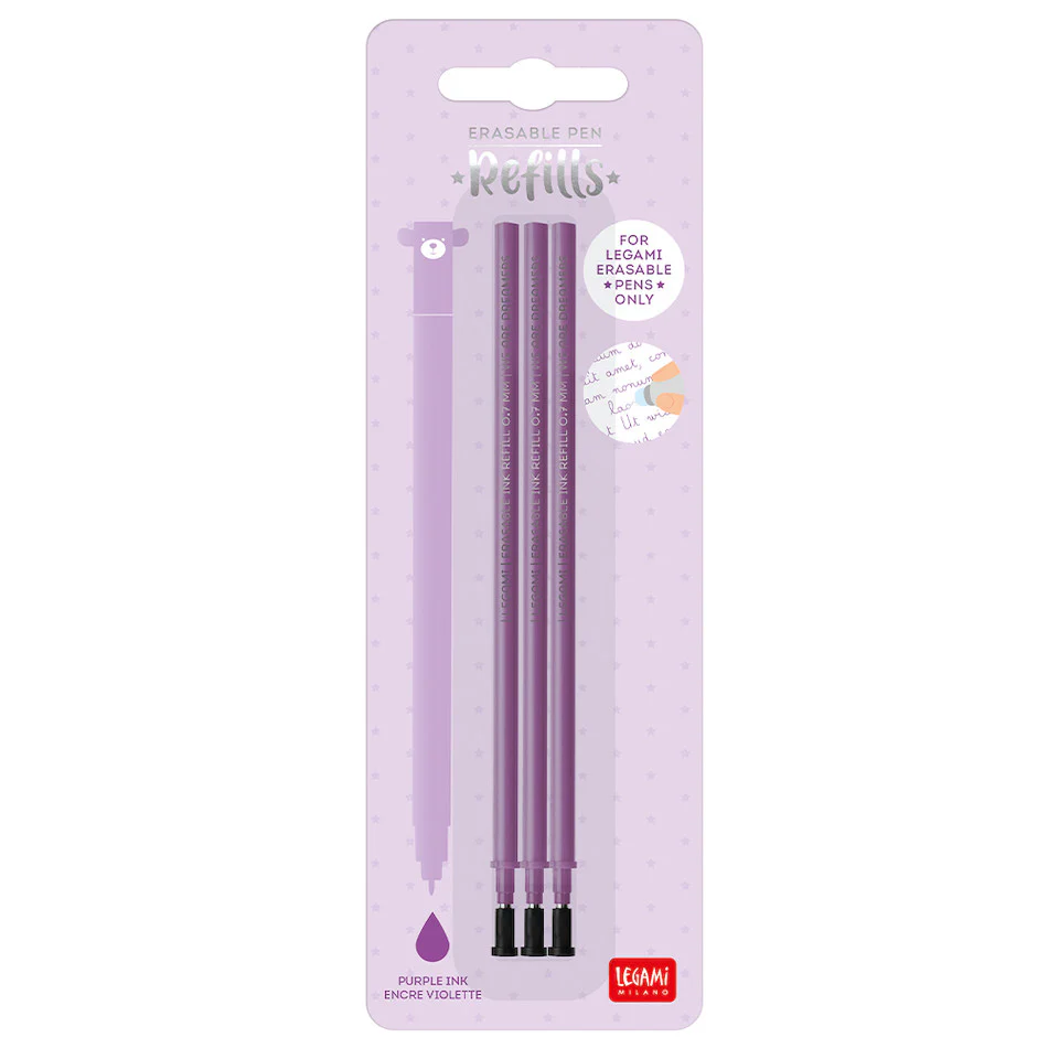 Legami Erasable Pen Set of 3 Refills - Image 6