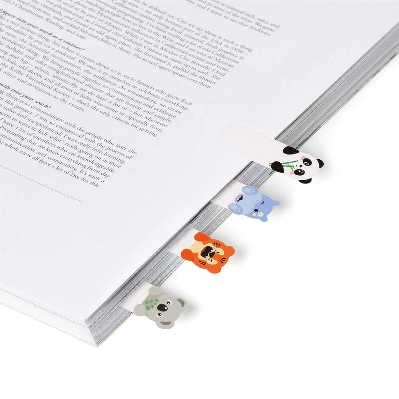 Legami Keep In Mind Adhesive Page Markers Cute Animals - Image 3
