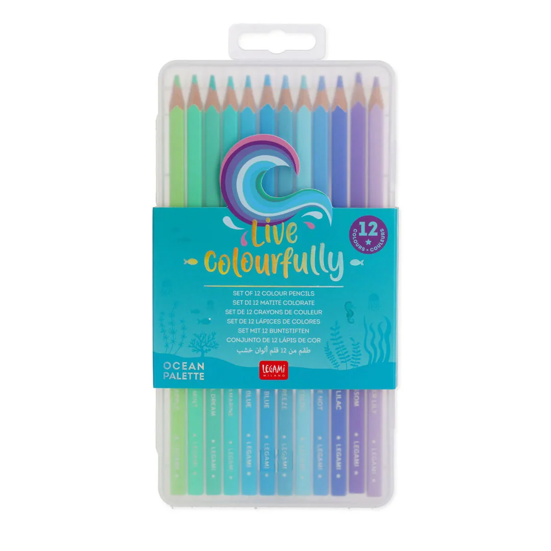 Legami Live Colourfully Colouring Pencils Set of 12 - Image 15