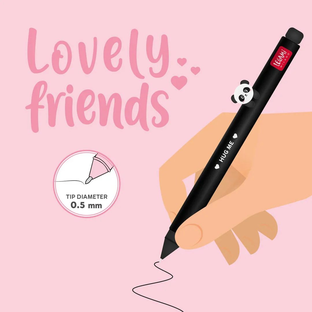 Legami Lovely Friends Gel Pen Panda - Image 3