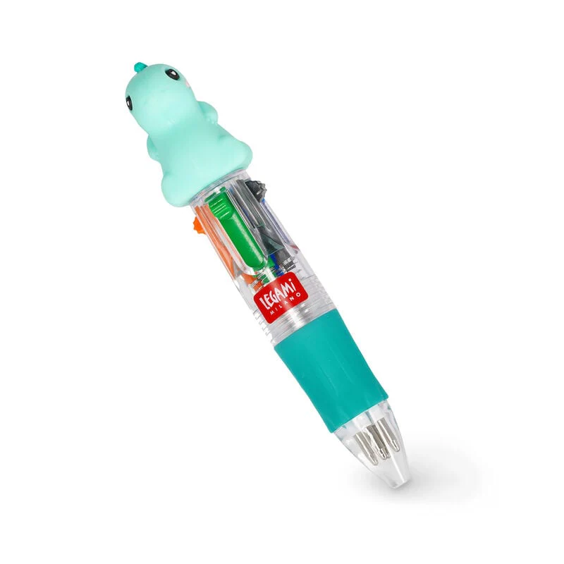 Legami Mini Magic Rainbow 4-colour Ballpoint Pen Dino