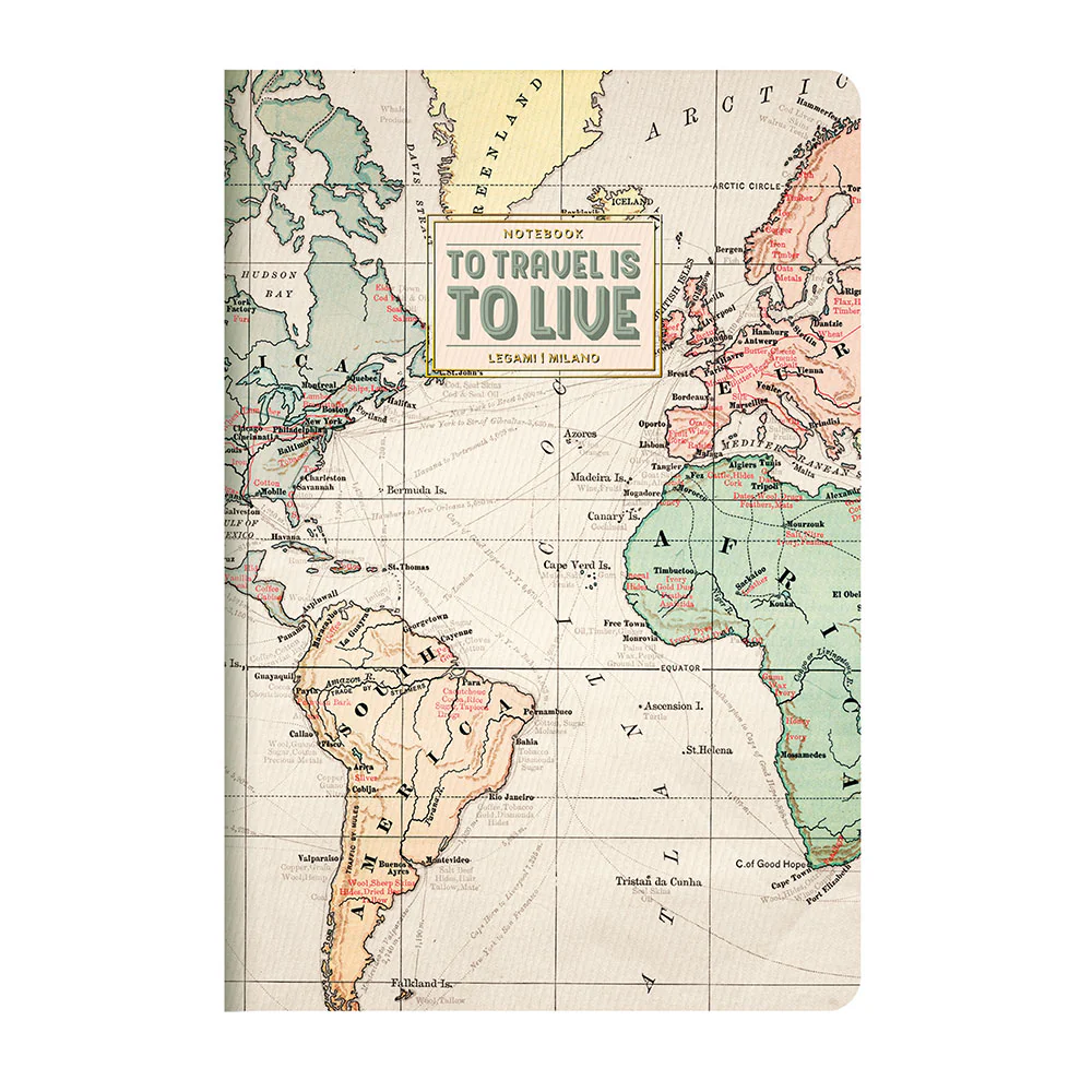 Legami Quaderno Notebook Medium Travel