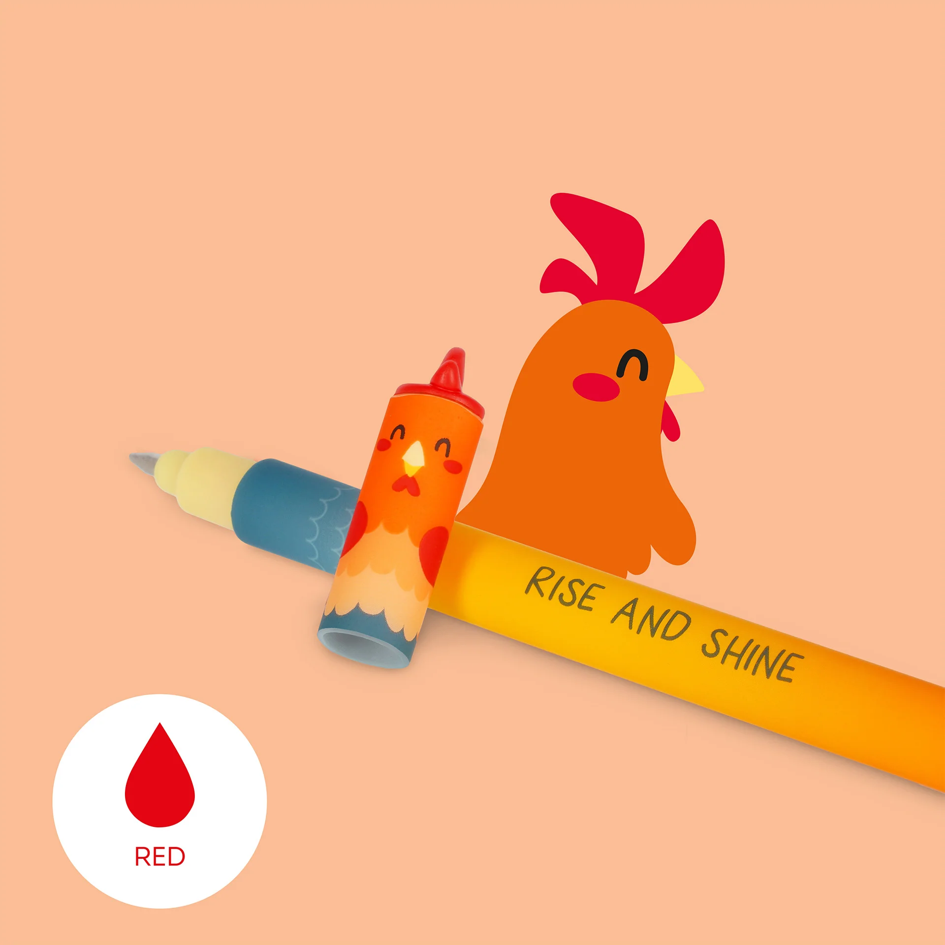 Legami Set Of 4 Erasable Pens Farm Sweet Farm - Image 6