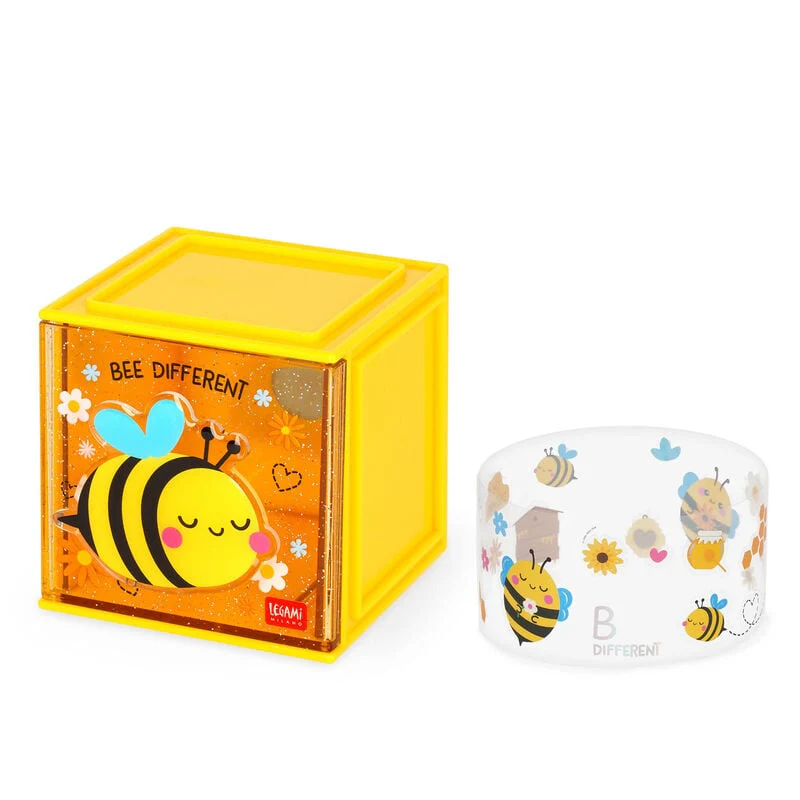 Legami Cutie Cube Stackable Organiser Bee - Image 2