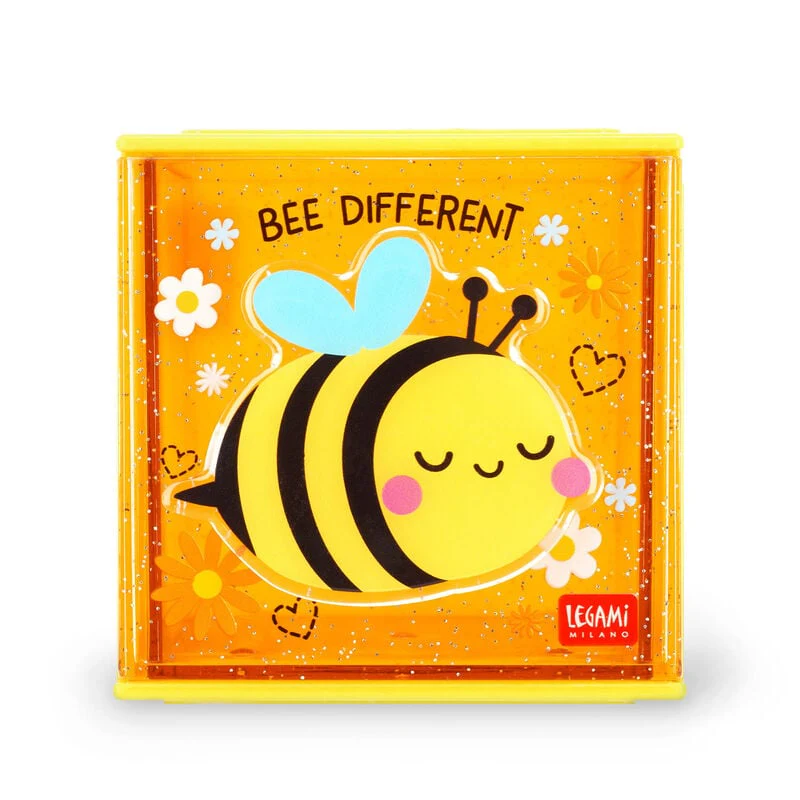 Legami Cutie Cube Stackable Organiser Bee - Image 4