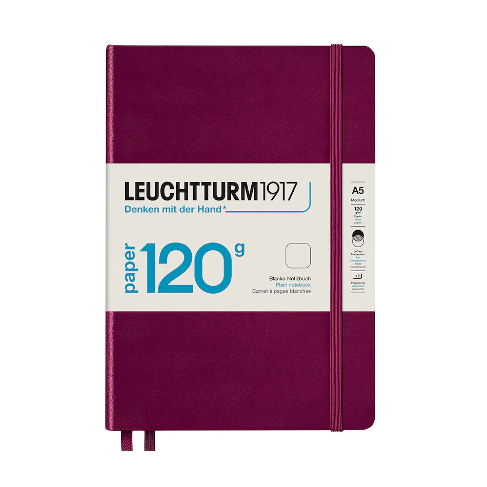 LEUCHTTURM1917 120g Edition Notebook Medium Port Red - Image 2