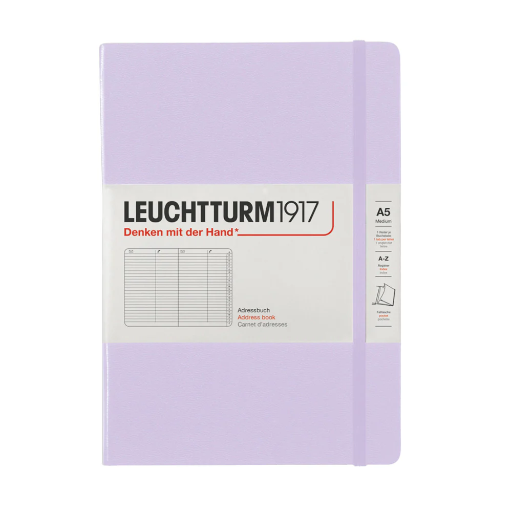LEUCHTTURM1917 Address Book Medium Lilac