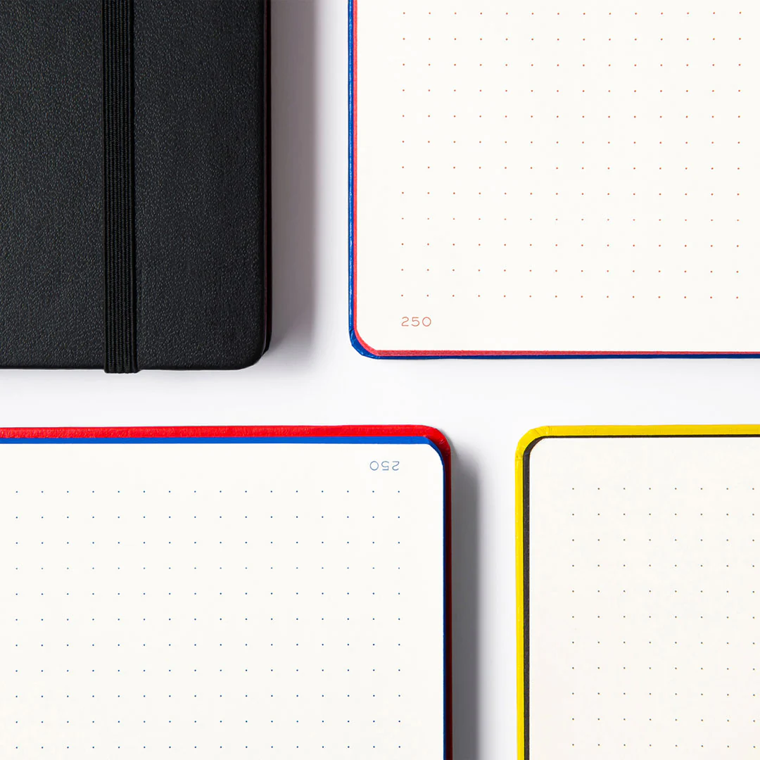 LEUCHTTURM1917 Bauhaus Edition Hardcover Notebook Medium Lemon Dotted - Image 5