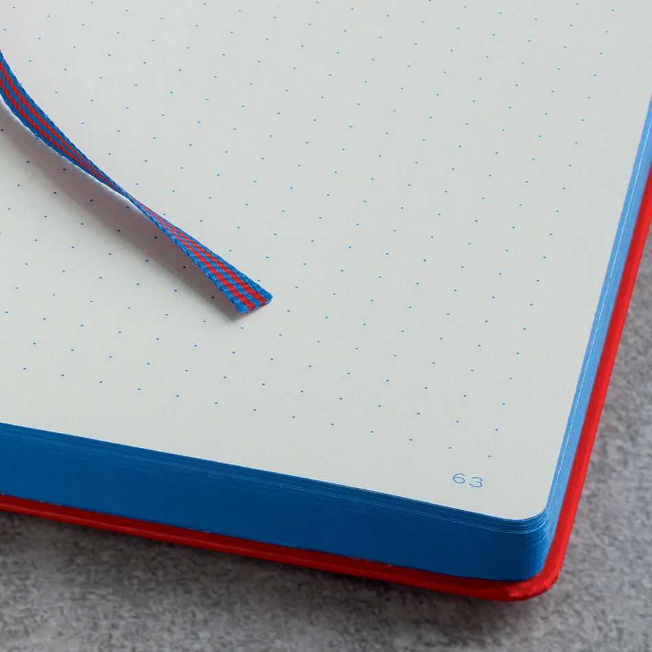 LEUCHTTURM1917 Bauhaus Edition Hardcover Notebook Medium Red Dotted - Image 3