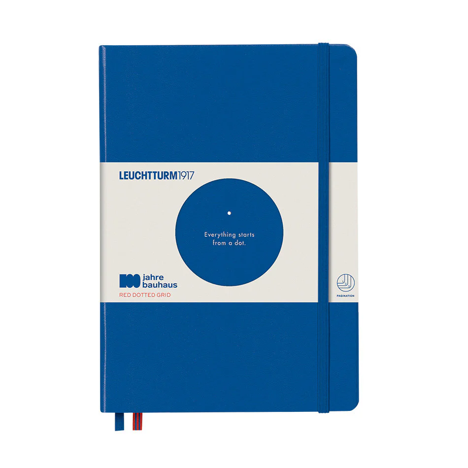 LEUCHTTURM1917 Bauhaus Edition Hardcover Notebook Medium Royal Blue Dotted