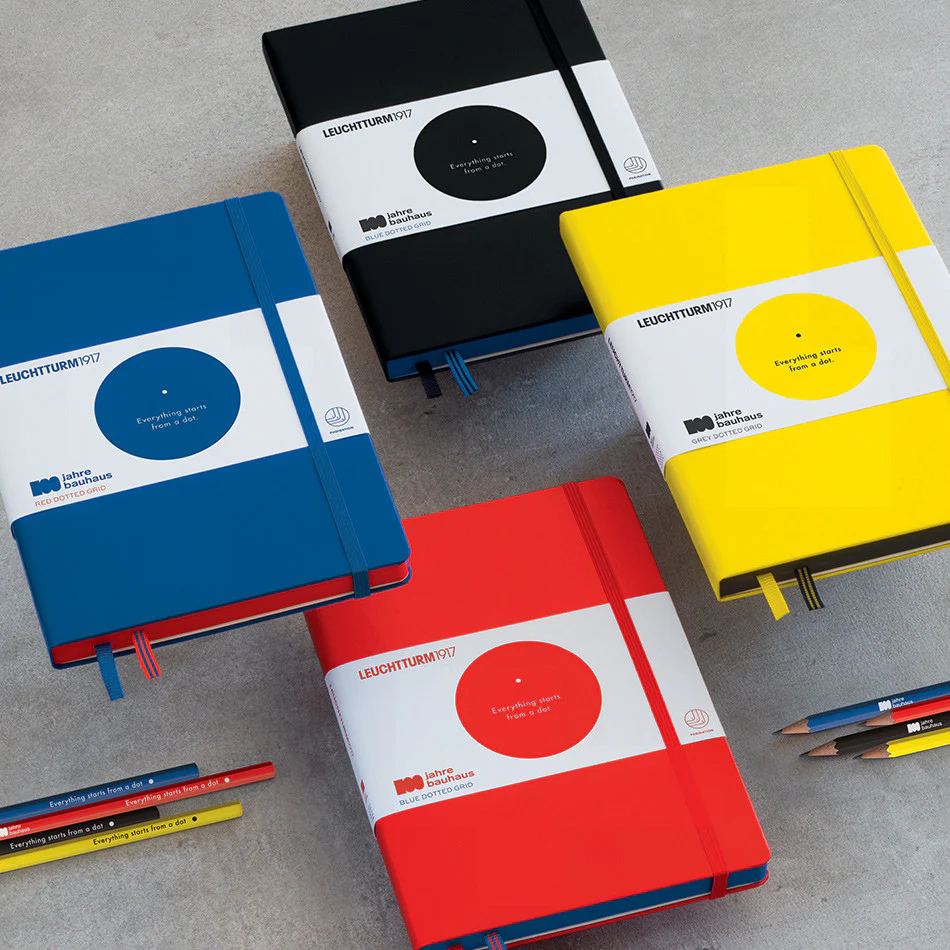 LEUCHTTURM1917 Bauhaus Edition Hardcover Notebook Medium Royal Blue Dotted - Image 5