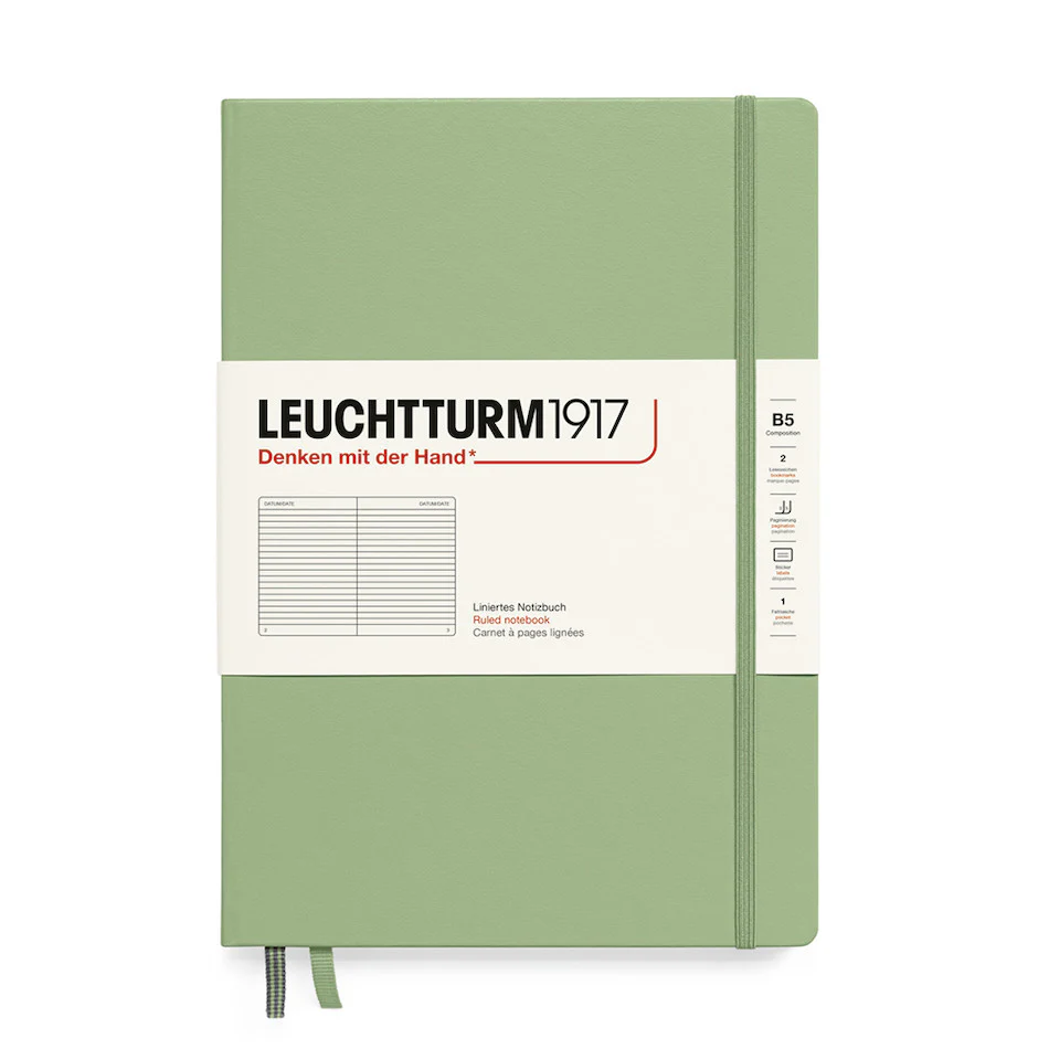 LEUCHTTURM1917 Hardcover Notebook B5 Sage - Image 2