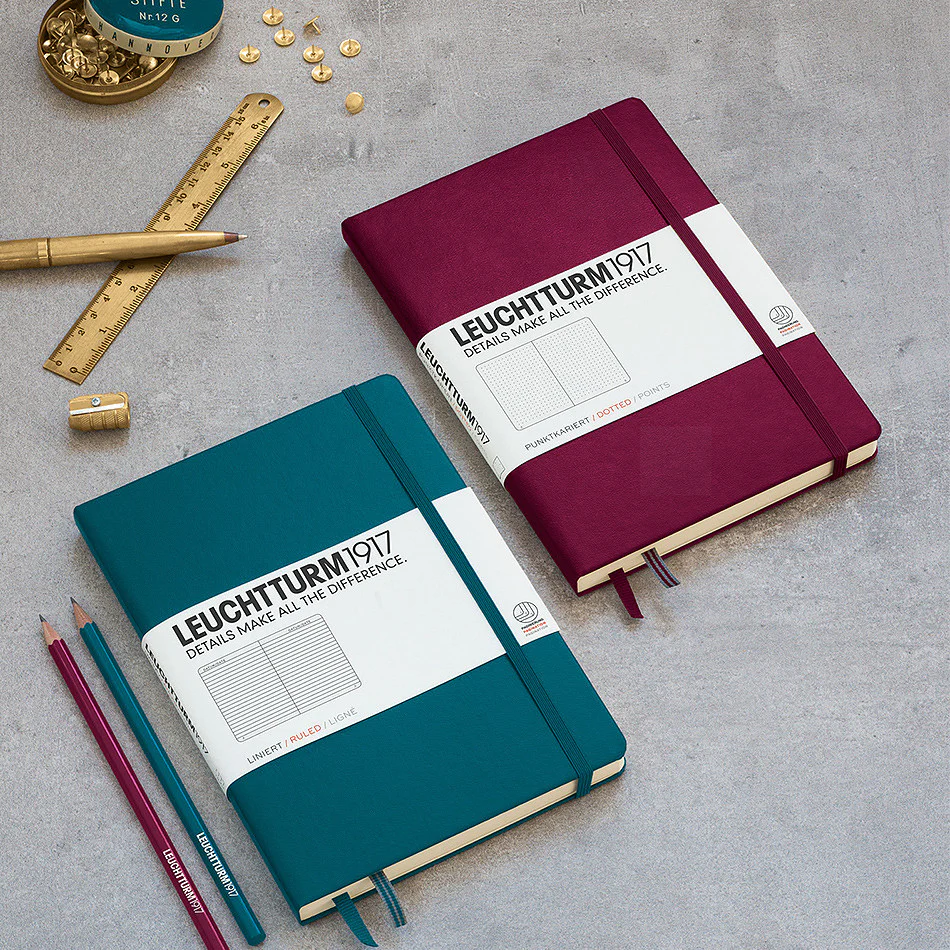 LEUCHTTURM1917 Hardcover Notebook Master Slim Pacific Green - Image 8