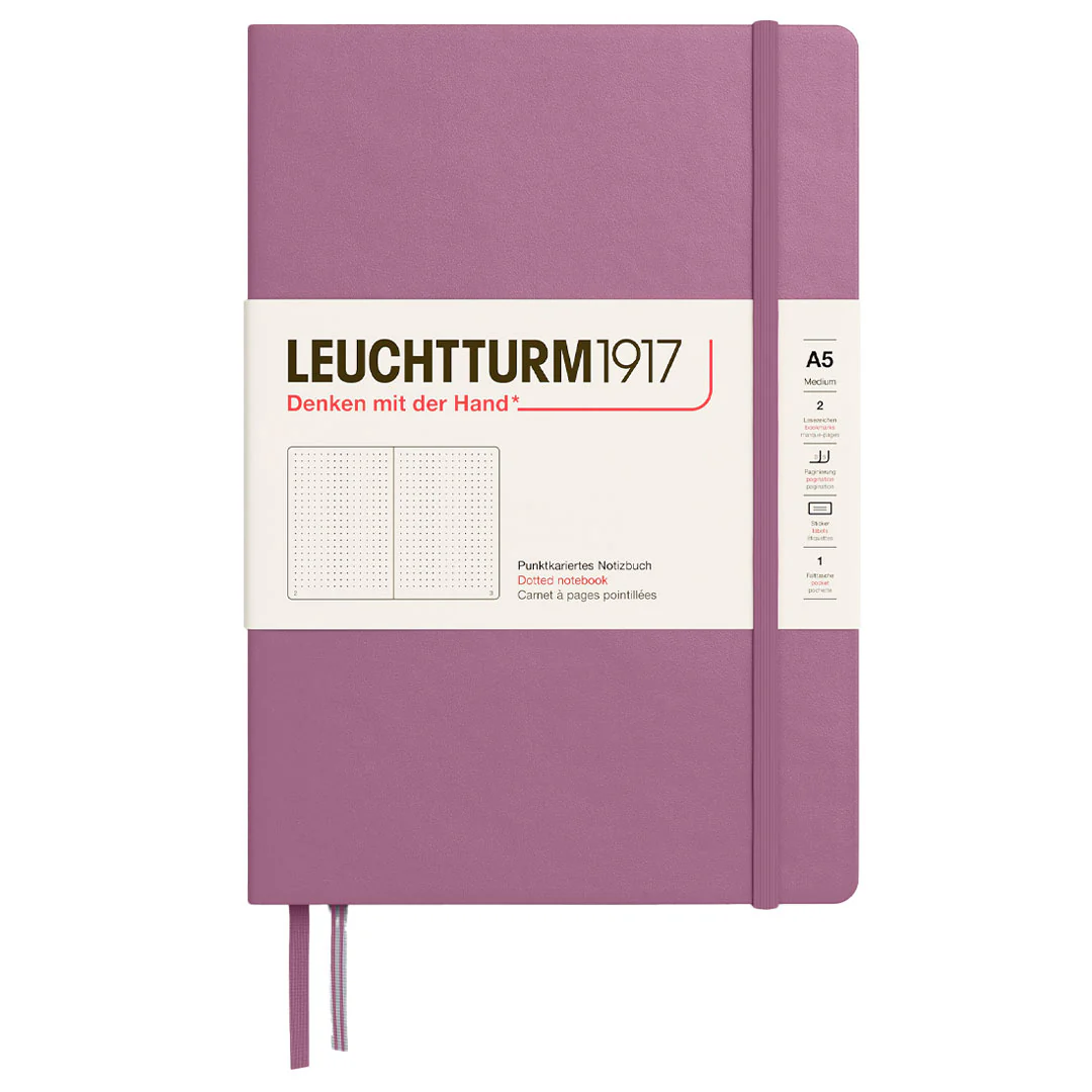 LEUCHTTURM1917 Hardcover Notebook Medium A5 Dusty Rose - Image 2