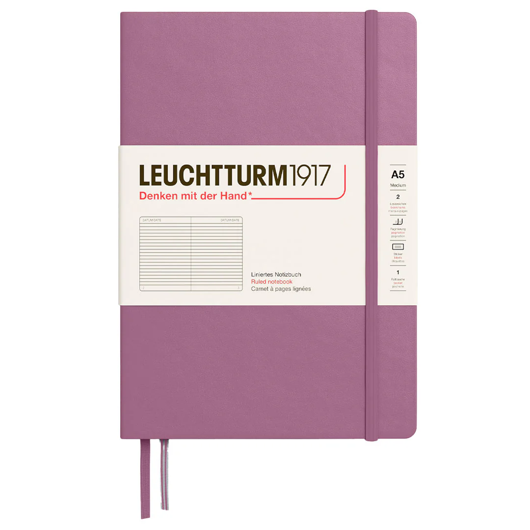 LEUCHTTURM1917 Hardcover Notebook Medium A5 Dusty Rose - Image 3