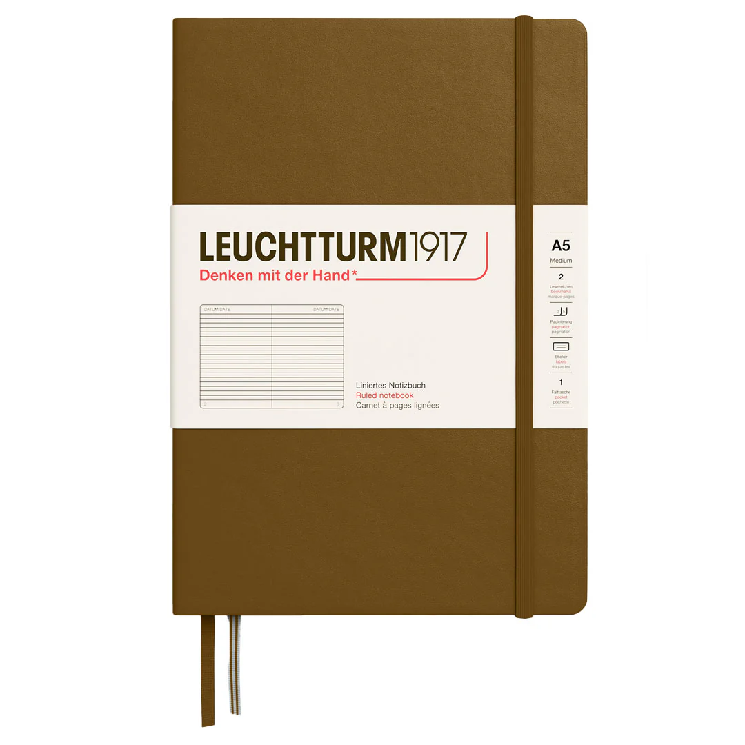 LEUCHTTURM1917 Hardcover Notebook Medium A5 Spice Brown - Image 3