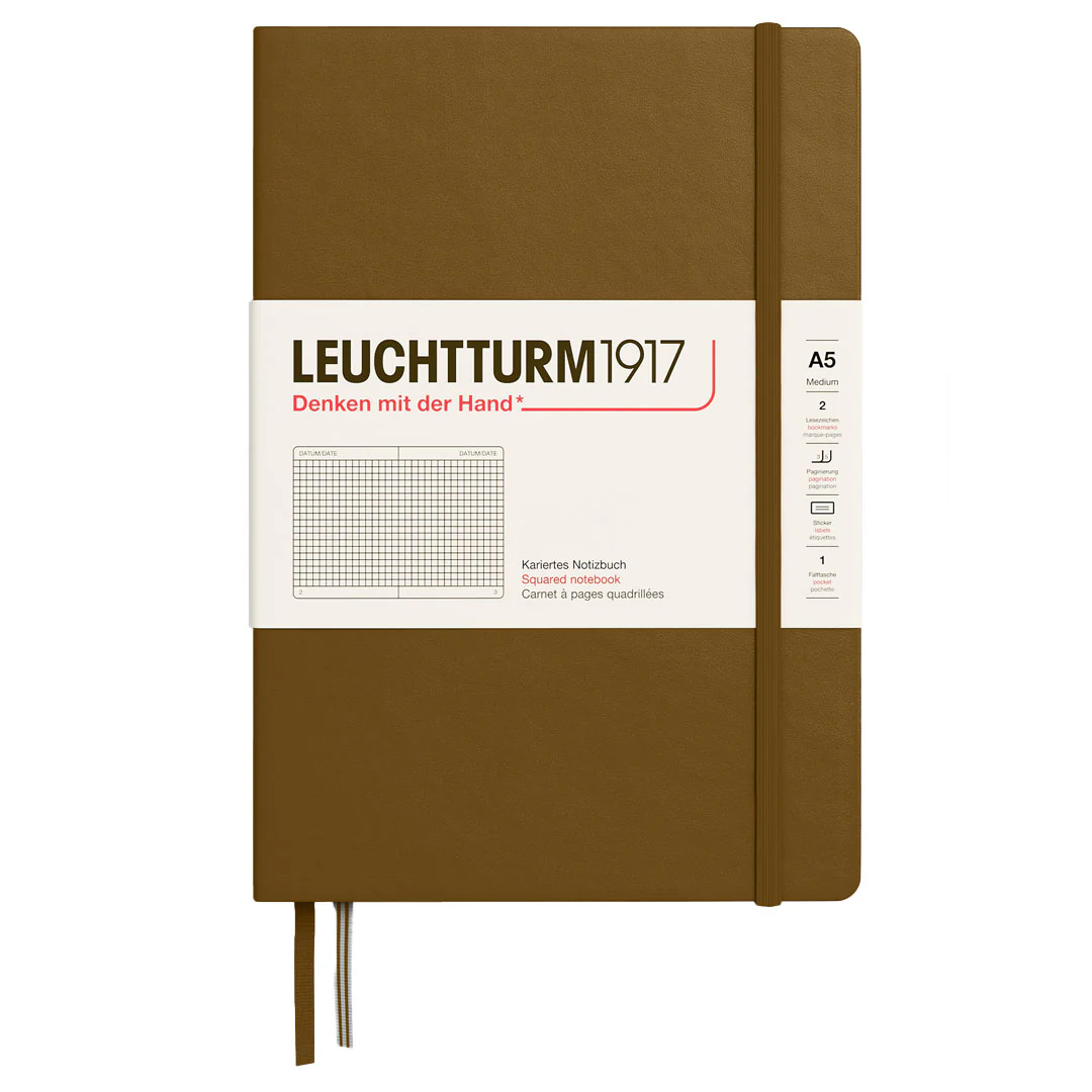 LEUCHTTURM1917 Hardcover Notebook Medium A5 Spice Brown - Image 4
