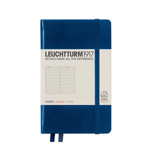 LEUCHTTURM1917 Hardcover Notebook Pocket Navy