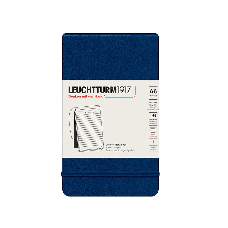 LEUCHTTURM1917 Reporter Notepad Navy - Image 3
