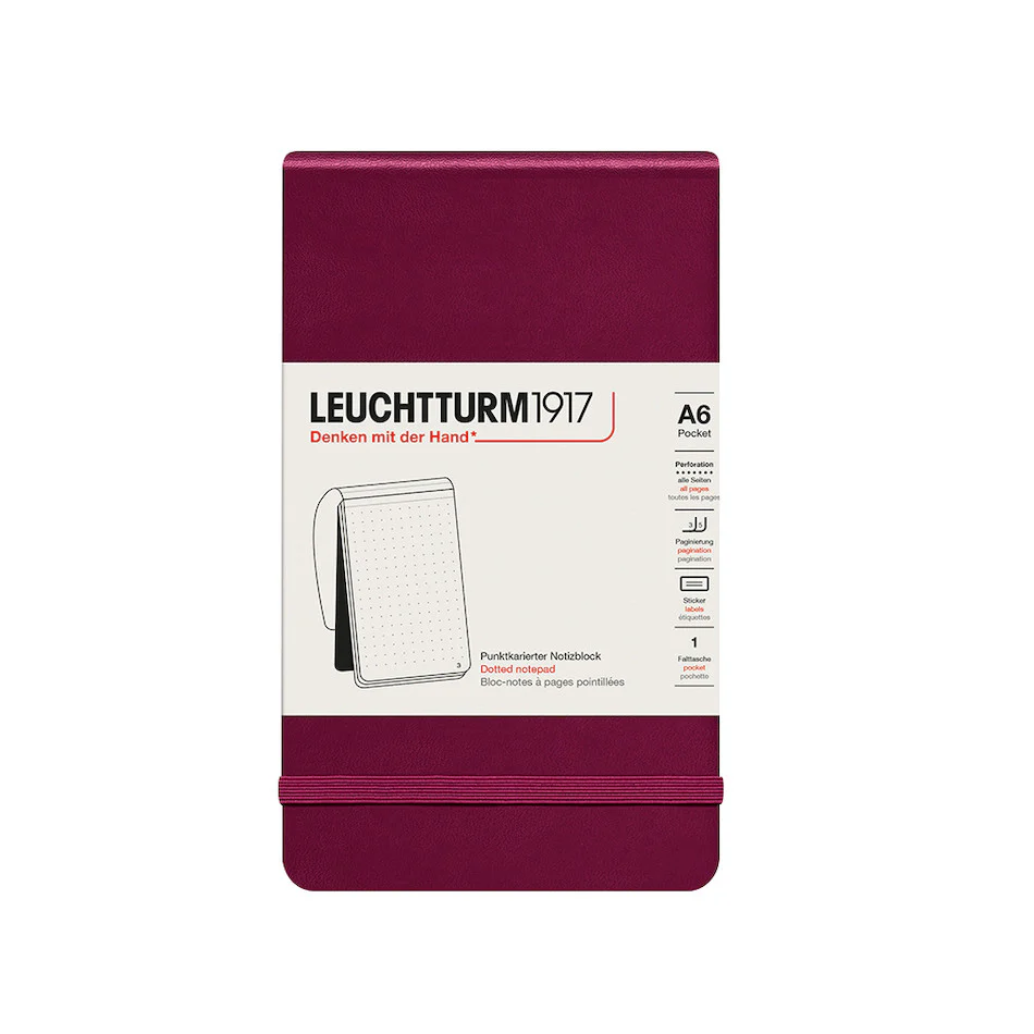 LEUCHTTURM1917 Reporter Notepad Port Red