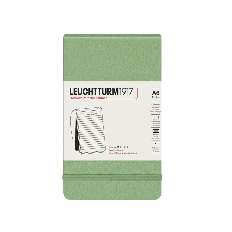 LEUCHTTURM1917 Reporter Notepad Sage - Image 3